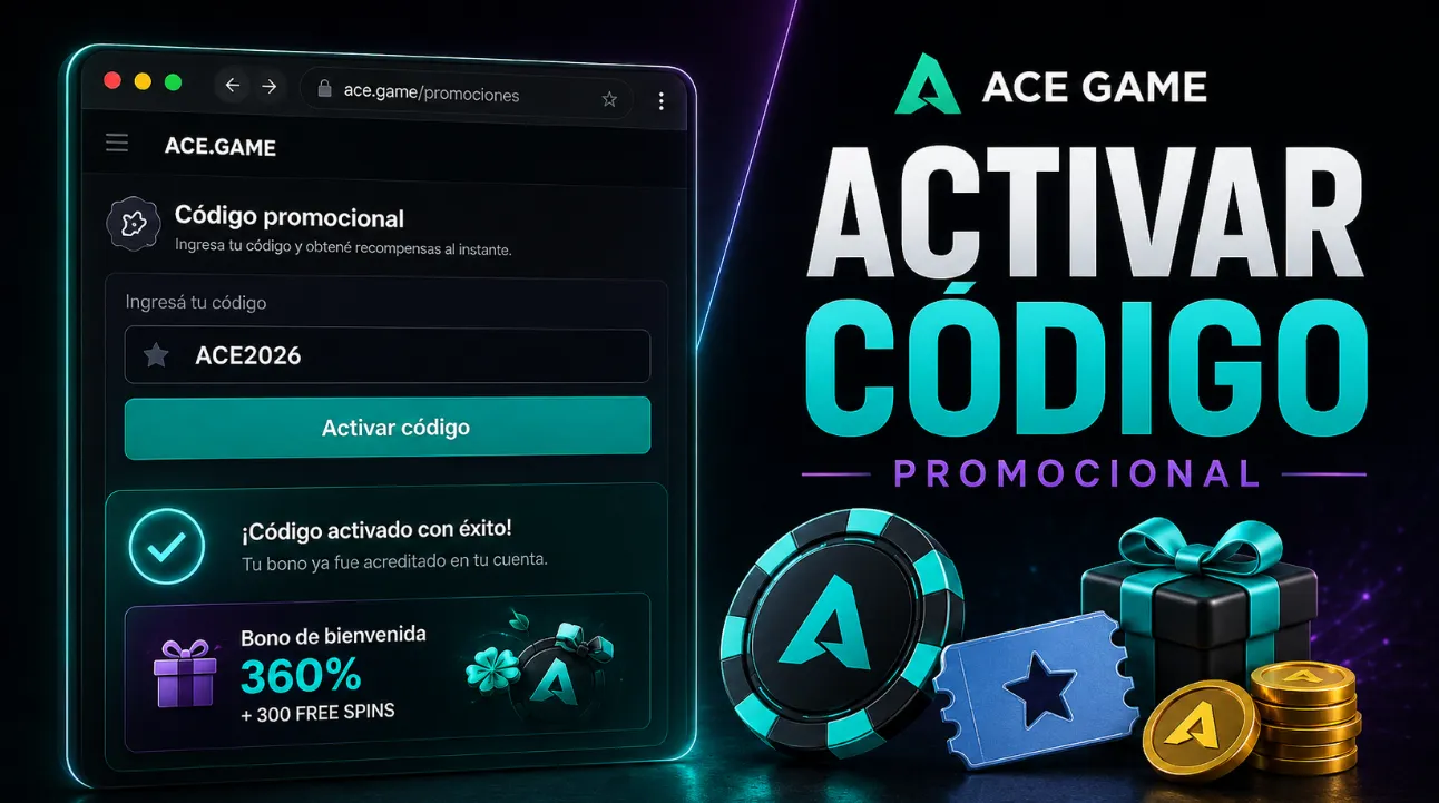Cómo activar un código promocional en Ace Game