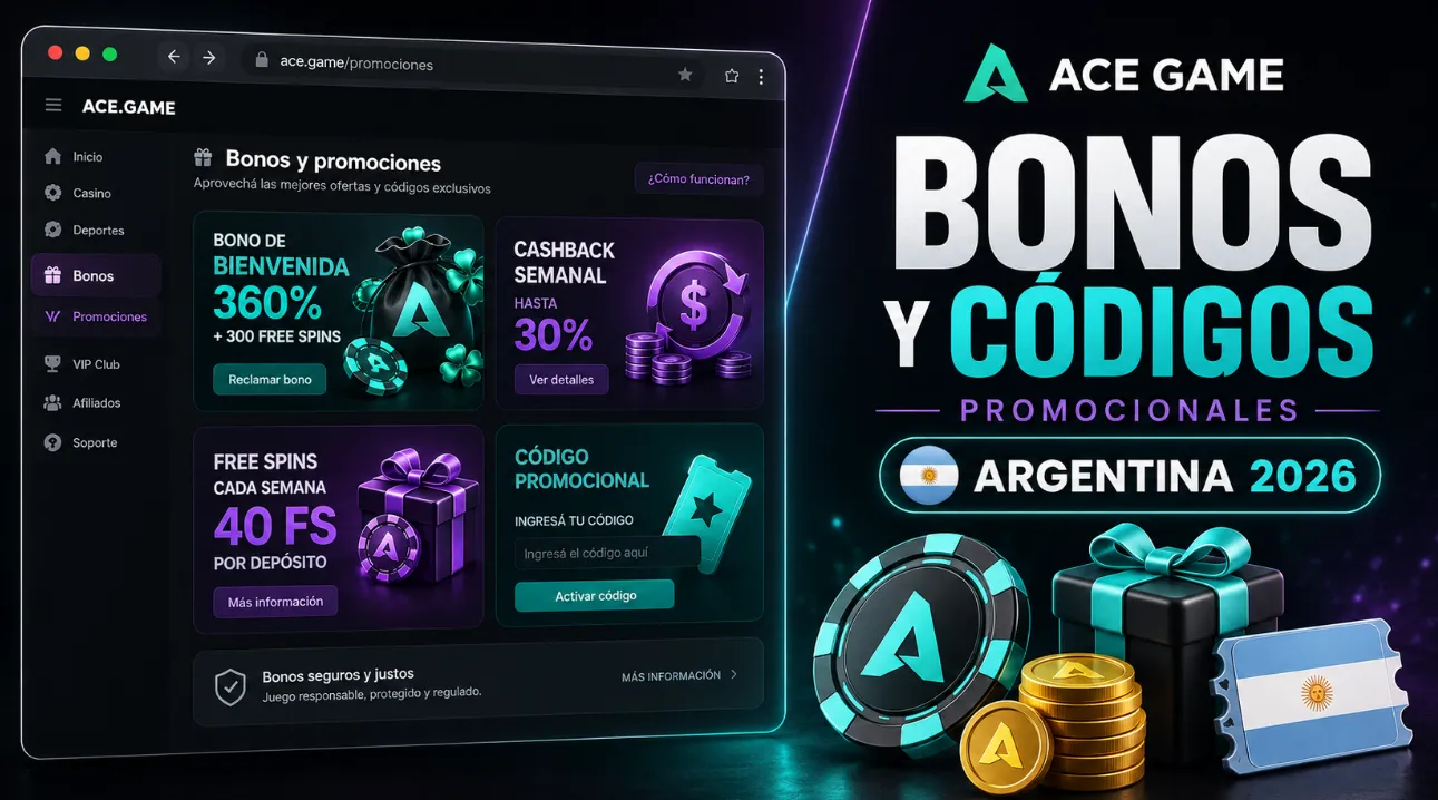 Ace Game Bonos y Códigos Promocionales Argentina 2026